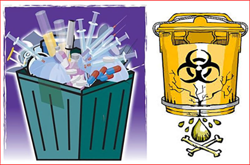 Nội dung phần tình hình chung về quản lý chất thải y tế tại cơ sở y tế trong báo cáo quản lý chất thải của cơ sở y tế