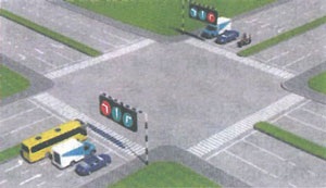 Theo tín hiệu đèn, xe nào phải dừng lại là đúng quy tắc giao thông?